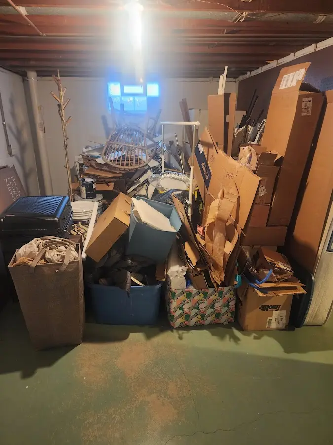 Roll-off dumpster container at job site for Concrete Dumpster Rental in Pleasant Hill